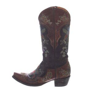 Old Gringo Bonnie Western Boots, Floral, Brown 6.5